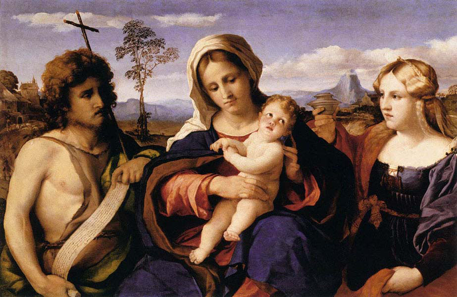 Virgin and Child with Saint John the Baptist and Mary Magdalene
